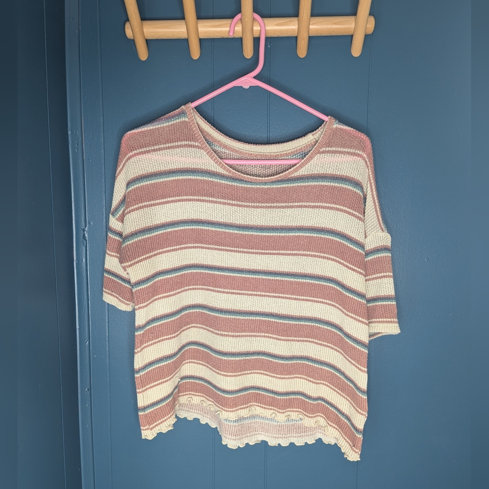 Striped Knit Sweater